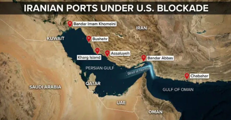 Why and how is US blockading Iranian ports in Strait of Hormuz ...